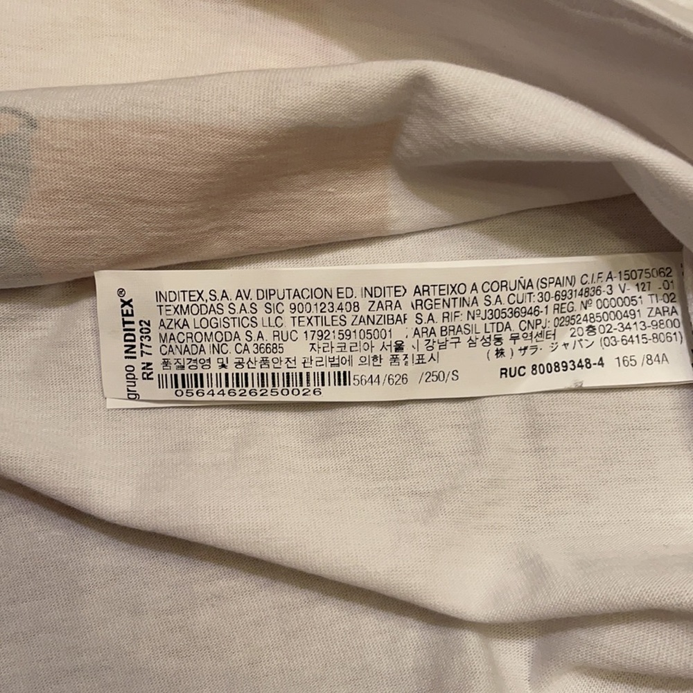 ZARA White Top Size S - Picture 6 of 11